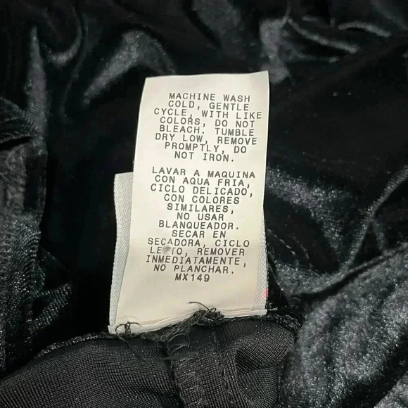 My Michelle Vintage Y2K Black Velvet White Daisy Lace‎ Trim Size 14 - Picture 5 of 7